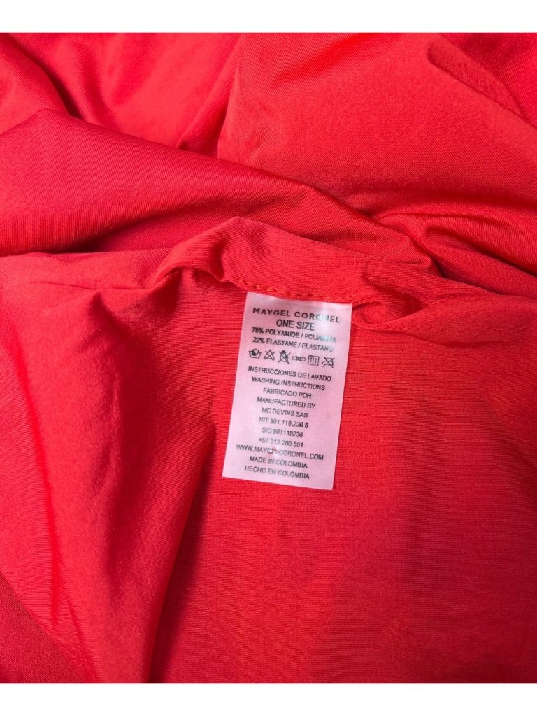 Maygel Coronel Exclusive Batista Maxi Dress Red Size One Size Nwt — image 7 of 7